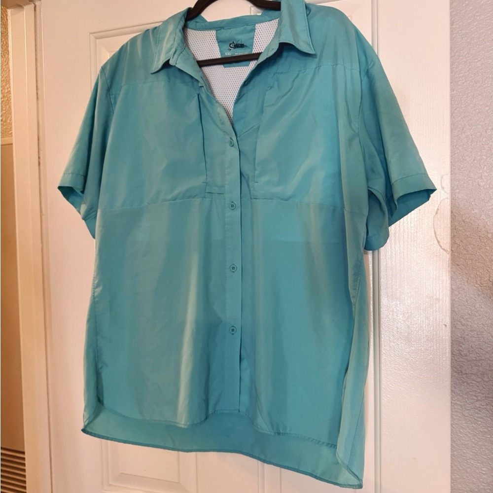 Cabela's Women’s Teal Sun Shirt